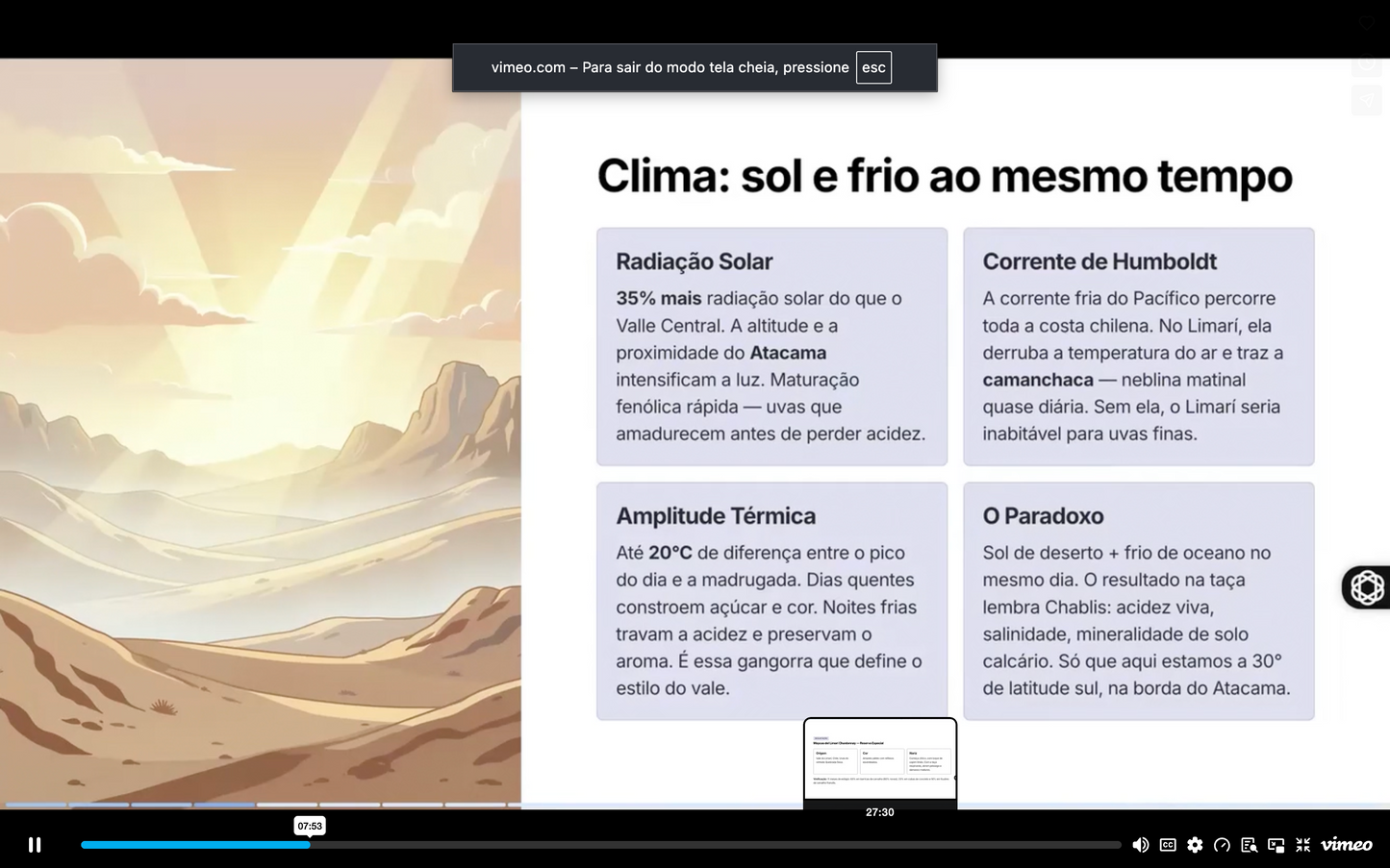Limari - Chile Julho 2026